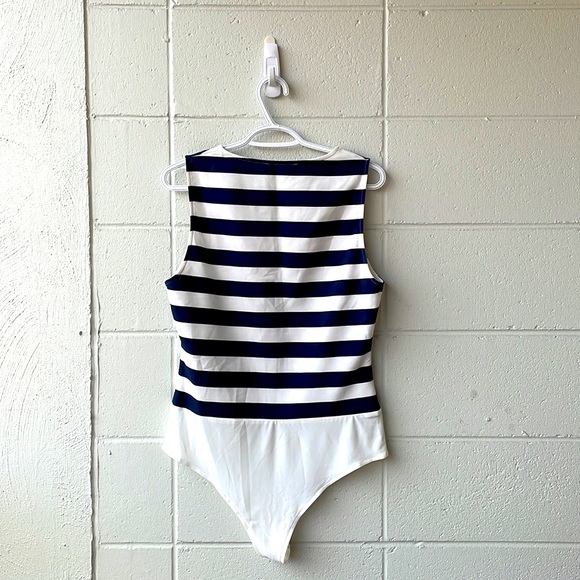 Zara nautical navy blue white body large - Picture 3 of 6